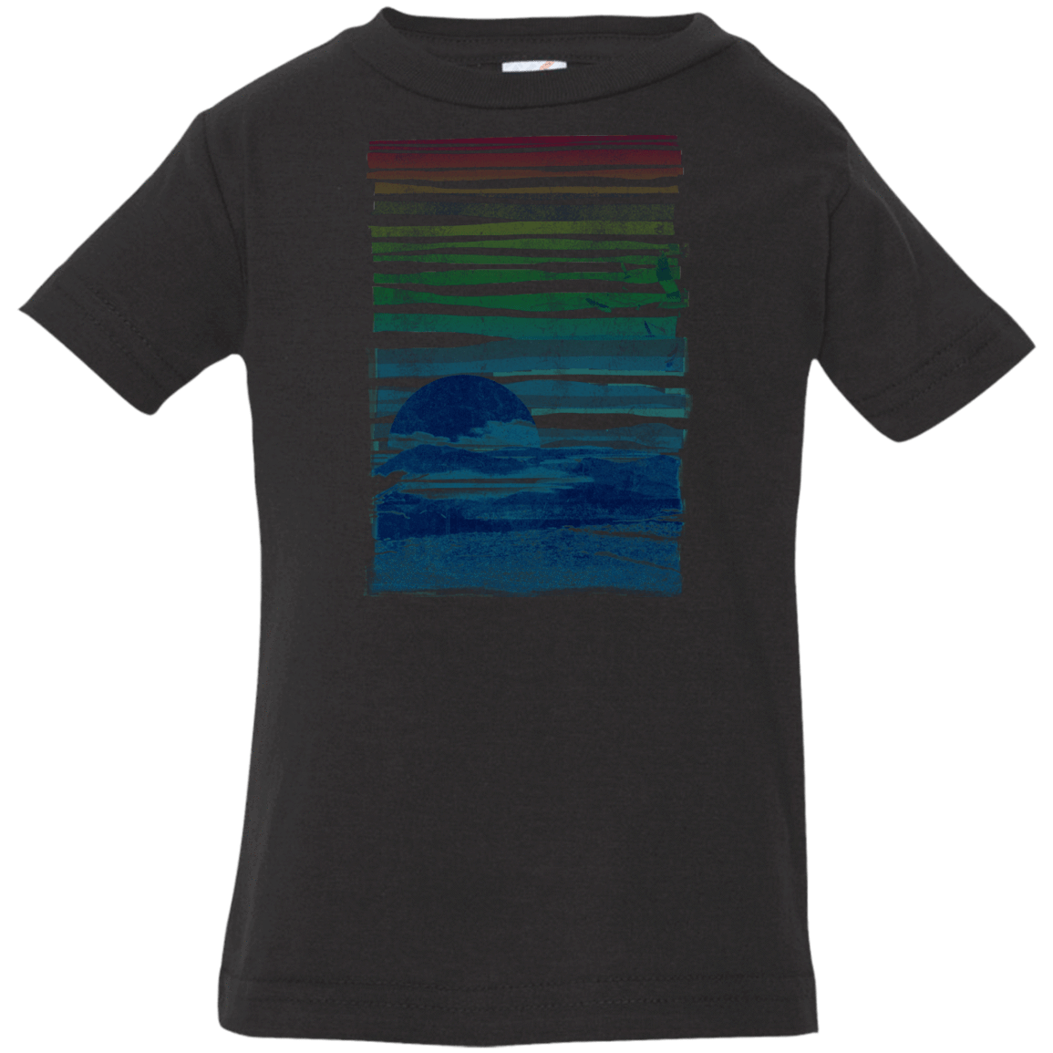 T-Shirts Black / 6 Months Sea Landscape Infant Premium T-Shirt