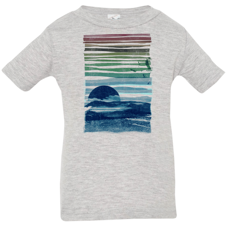T-Shirts Heather Grey / 6 Months Sea Landscape Infant Premium T-Shirt