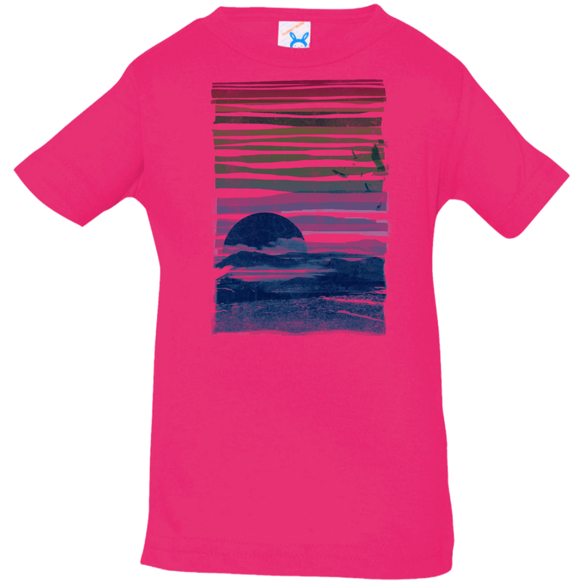T-Shirts Hot Pink / 6 Months Sea Landscape Infant Premium T-Shirt
