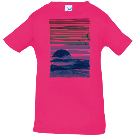 T-Shirts Hot Pink / 6 Months Sea Landscape Infant Premium T-Shirt