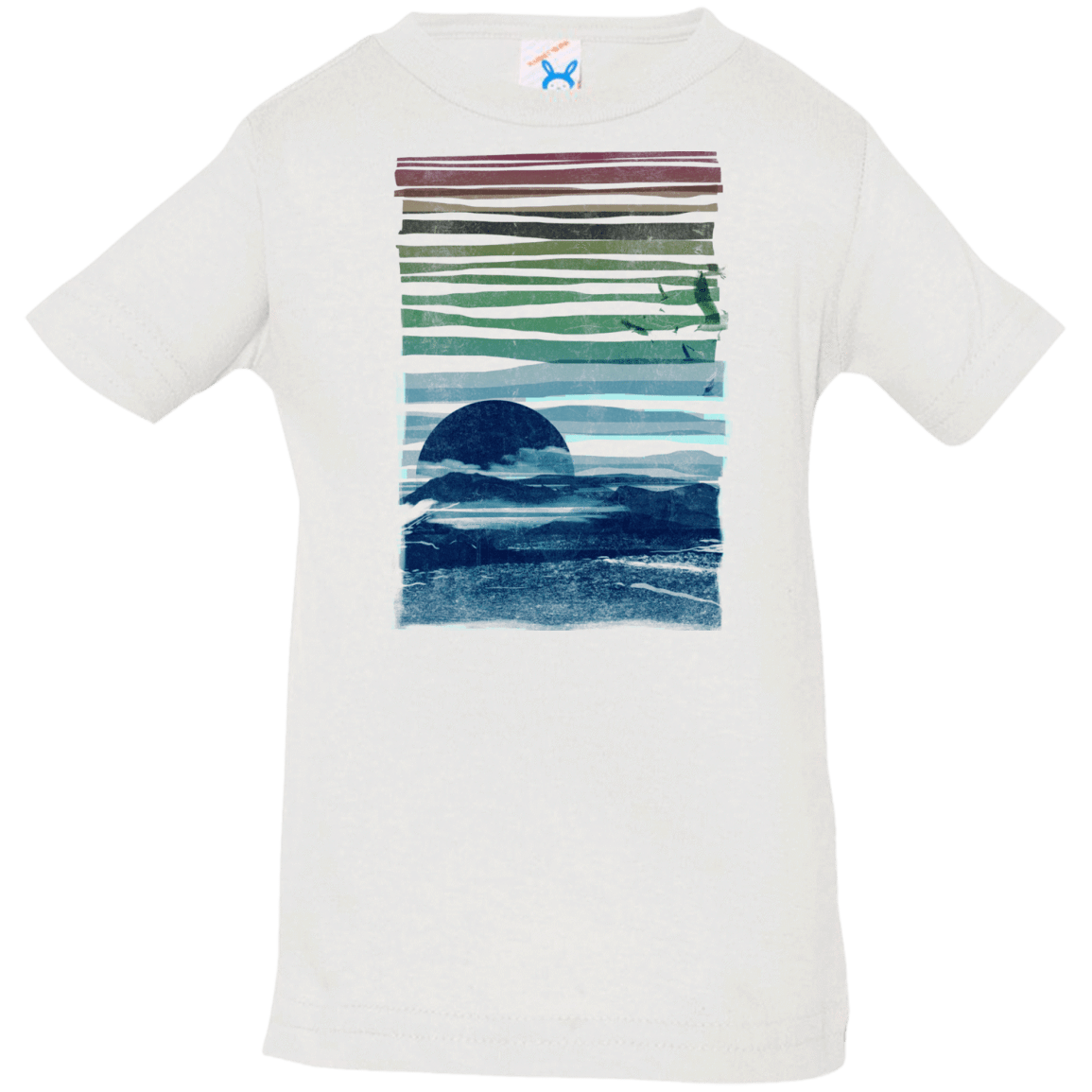 T-Shirts White / 6 Months Sea Landscape Infant Premium T-Shirt