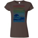 T-Shirts Dark Chocolate / S Sea Landscape Junior Slimmer-Fit T-Shirt