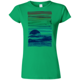 T-Shirts Irish Green / S Sea Landscape Junior Slimmer-Fit T-Shirt
