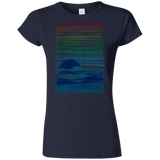 T-Shirts Navy / S Sea Landscape Junior Slimmer-Fit T-Shirt