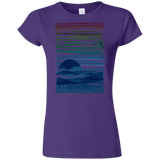 T-Shirts Purple / S Sea Landscape Junior Slimmer-Fit T-Shirt