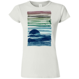 T-Shirts White / S Sea Landscape Junior Slimmer-Fit T-Shirt