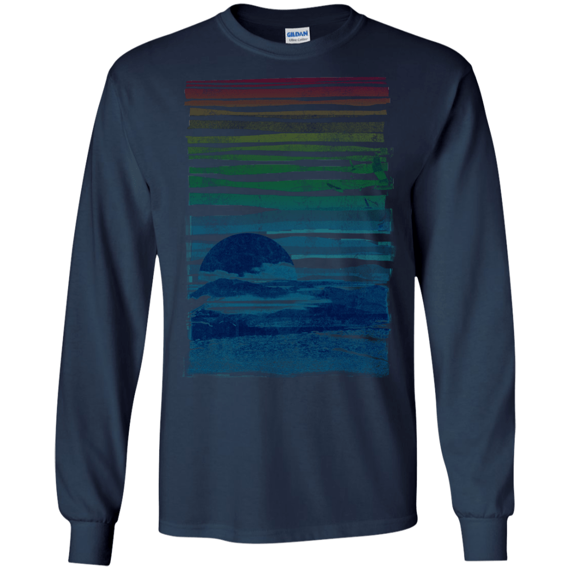 Sea Landscape Men's Long Sleeve T-Shirt