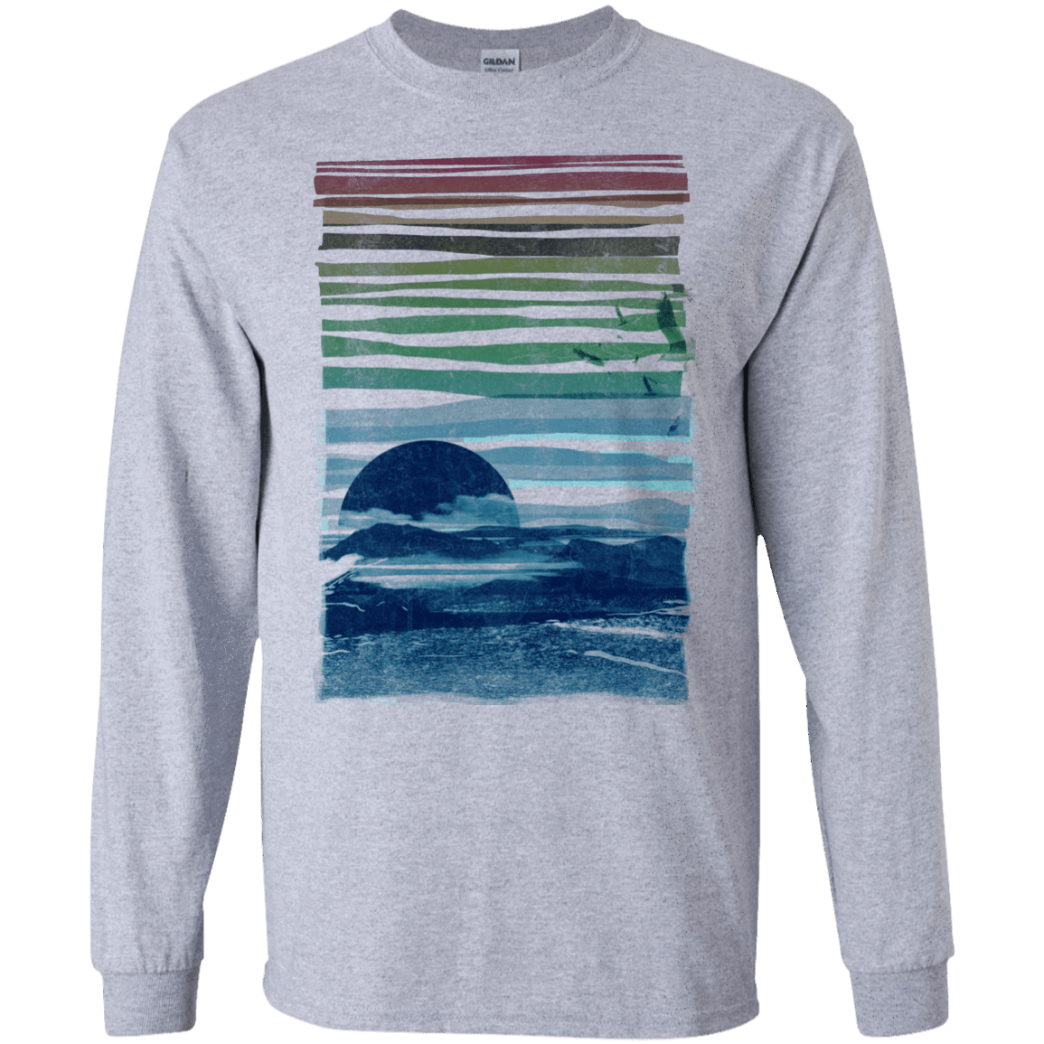 Sea Landscape Men's Long Sleeve T-Shirt