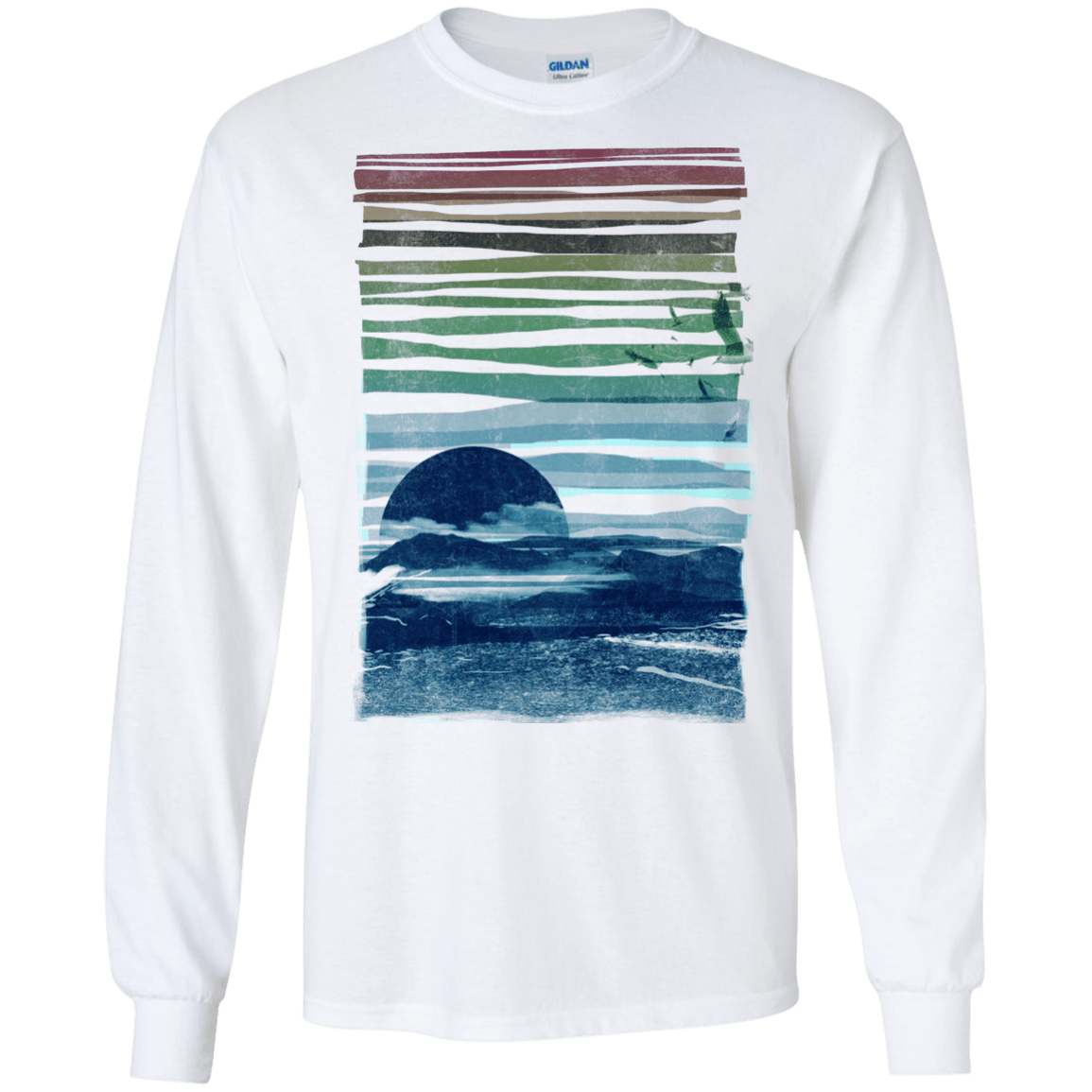 Sea Landscape Men's Long Sleeve T-Shirt