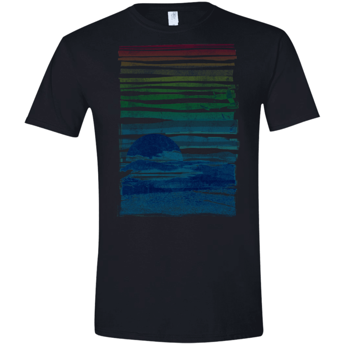 Sea Landscape Men's Semi-Fitted Softstyle