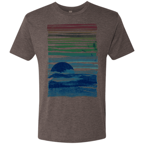 T-Shirts Macchiato / S Sea Landscape Men's Triblend T-Shirt