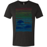 T-Shirts Vintage Black / S Sea Landscape Men's Triblend T-Shirt
