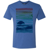 T-Shirts Vintage Royal / S Sea Landscape Men's Triblend T-Shirt