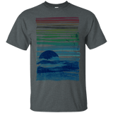 T-Shirts Dark Heather / S Sea Landscape T-Shirt