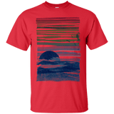 T-Shirts Red / S Sea Landscape T-Shirt