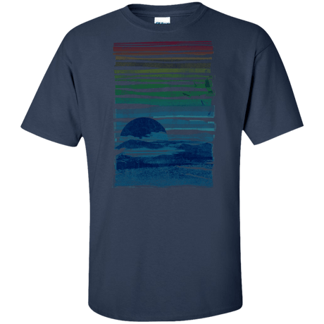 T-Shirts Navy / XLT Sea Landscape Tall T-Shirt