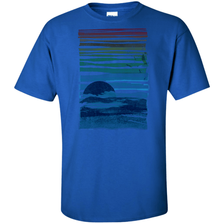 T-Shirts Royal / XLT Sea Landscape Tall T-Shirt