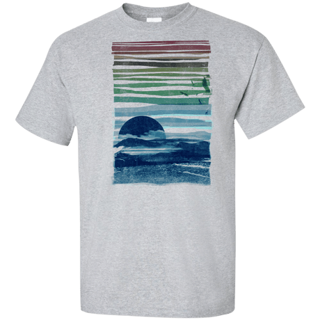 T-Shirts Sport Grey / XLT Sea Landscape Tall T-Shirt