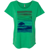 Sea Landscape Triblend Dolman Sleeve