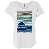 Sea Landscape Triblend Dolman Sleeve