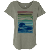 Sea Landscape Triblend Dolman Sleeve