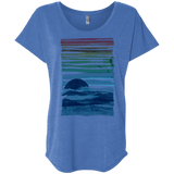 Sea Landscape Triblend Dolman Sleeve
