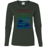 T-Shirts Forest / S Sea Landscape Women's Long Sleeve T-Shirt