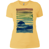T-Shirts Banana Cream/ / X-Small Sea Landscape Women's Premium T-Shirt