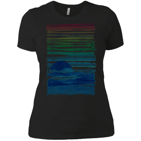 T-Shirts Black / X-Small Sea Landscape Women's Premium T-Shirt