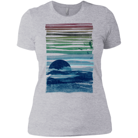 T-Shirts Heather Grey / X-Small Sea Landscape Women's Premium T-Shirt