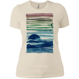 T-Shirts Ivory/ / X-Small Sea Landscape Women's Premium T-Shirt