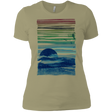 T-Shirts Light Olive / X-Small Sea Landscape Women's Premium T-Shirt