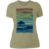 T-Shirts Light Olive / X-Small Sea Landscape Women's Premium T-Shirt