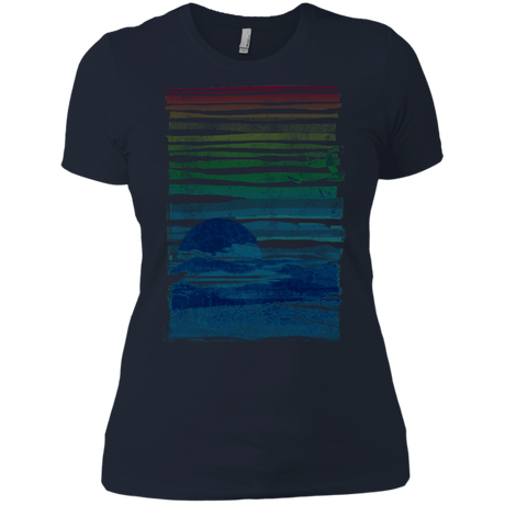 T-Shirts Midnight Navy / X-Small Sea Landscape Women's Premium T-Shirt