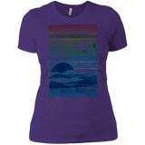 T-Shirts Purple Rush/ / X-Small Sea Landscape Women's Premium T-Shirt