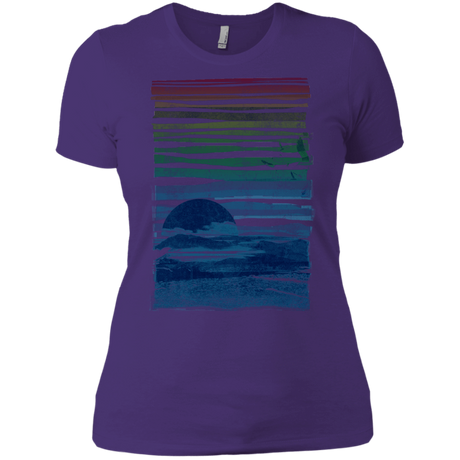 T-Shirts Purple Rush/ / X-Small Sea Landscape Women's Premium T-Shirt