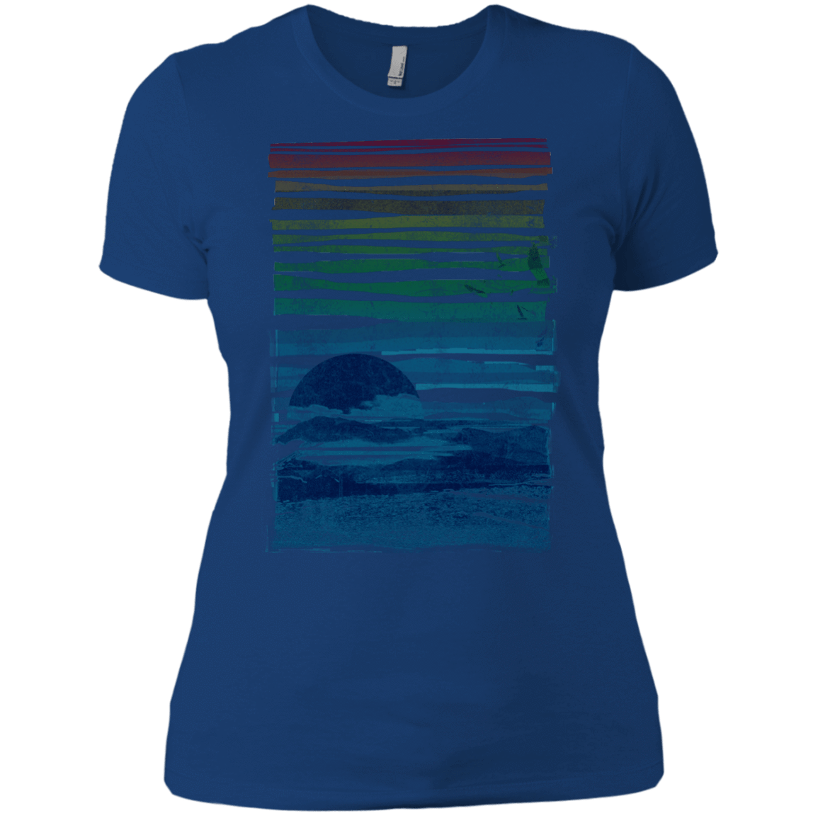 T-Shirts Royal / X-Small Sea Landscape Women's Premium T-Shirt