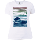 T-Shirts White / X-Small Sea Landscape Women's Premium T-Shirt
