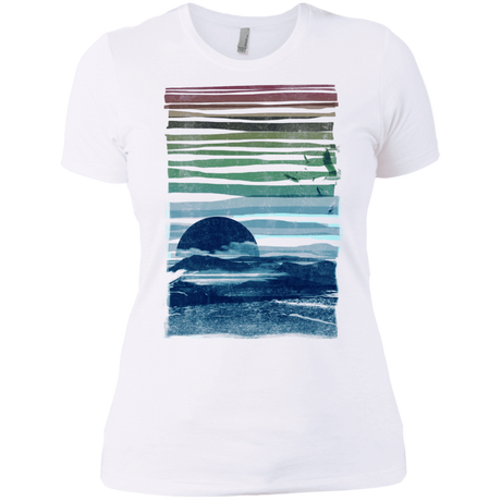 T-Shirts White / X-Small Sea Landscape Women's Premium T-Shirt