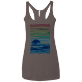Sea Landscape Women's Triblend Racerback Tank