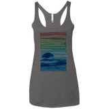 Sea Landscape Women's Triblend Racerback Tank
