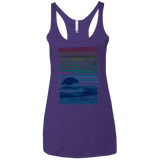 Sea Landscape Women's Triblend Racerback Tank