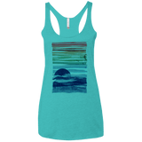 Sea Landscape Women's Triblend Racerback Tank