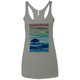 Sea Landscape Women's Triblend Racerback Tank