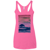 Sea Landscape Women's Triblend Racerback Tank
