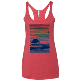 Sea Landscape Women's Triblend Racerback Tank