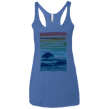 Sea Landscape Women's Triblend Racerback Tank