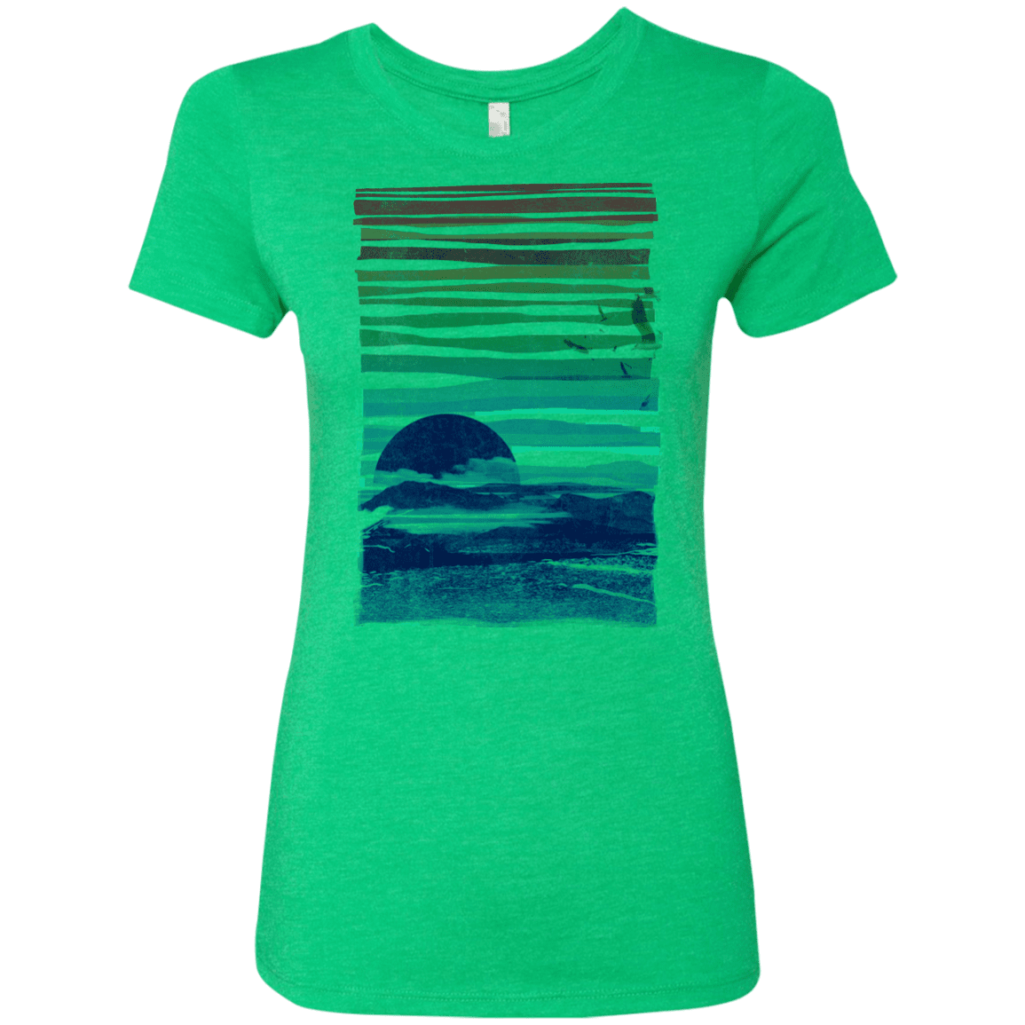 T-Shirts Envy / S Sea Landscape Women's Triblend T-Shirt