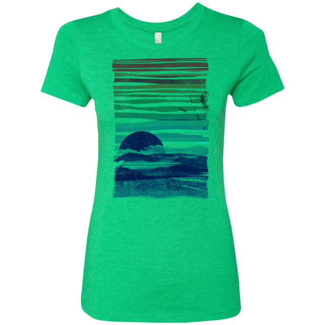 T-Shirts Envy / S Sea Landscape Women's Triblend T-Shirt