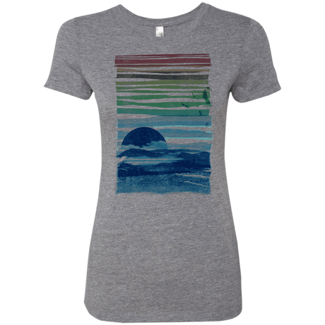 T-Shirts Premium Heather / S Sea Landscape Women's Triblend T-Shirt